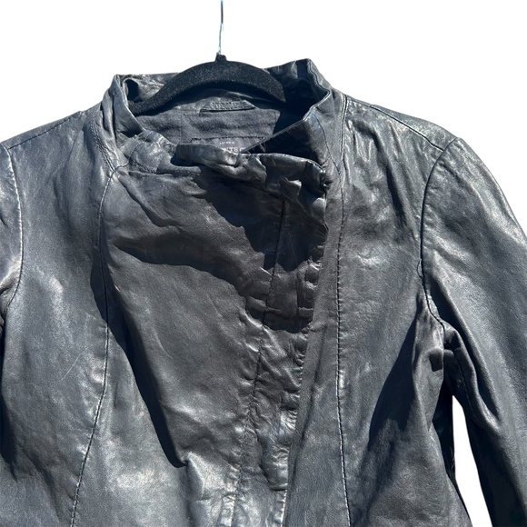 ALLSAINTS Black Leather Jacket - Picture 3 of 10
